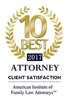 10 Best 2017 Attorney Client Satisfaction American Institute of Family Law Attorneys TM