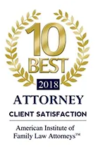 10 Best 2018 Attorney Client Satisfaction American Institute of Family Law Attorneys TM